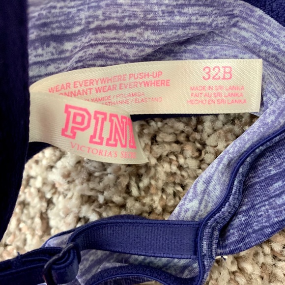 32B VS Pink Racerback Front Clasp Bra - Picture 3 of 7